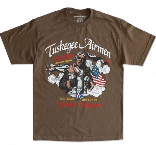 Tuskegee Airmen t-shirt - TATT - brown