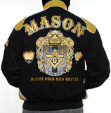 Mason - jacket - NASCAR - gold shoulders